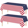 American Flag Patriotic Tablecloth