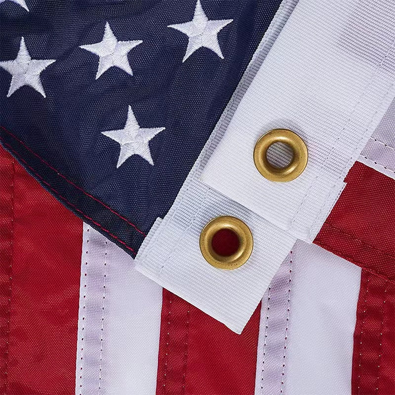 US FLAG Embroidered, 2x3 ft